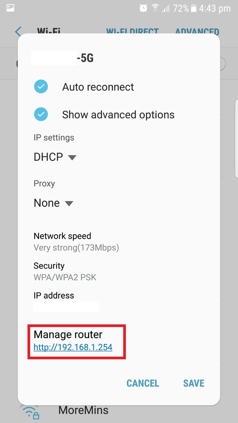 find router IP address